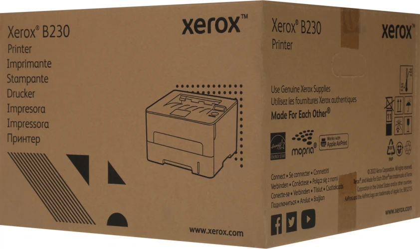 Принтер лазерный Xerox B230V_DNI A4 Duplex Net WiFi белый