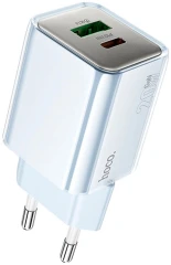 Сетевое зар./устр. Hoco N46 Glorious 20W 3A (PD) синий (35318)
