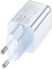 Сетевое зар./устр. Hoco N46 Glorious 20W 3A (PD) синий (35318)