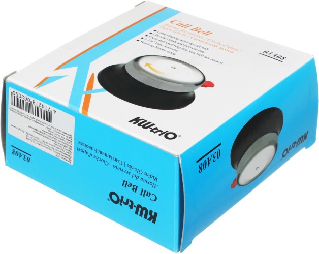 Звонок настольный Kw-Trio 03A08 хром металл