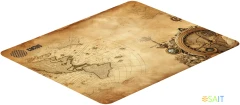 Коврик для мыши Cactus Vintage map 250x200x3мм (CS-MP-D10S)