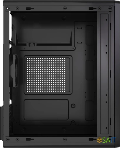 Корпус Accord ACC-M258-02B черный без БП mATX 1x80mm 2xUSB2.0 audio