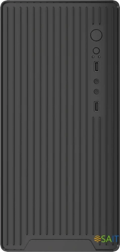 Корпус Accord ACC-M258-02B черный без БП mATX 1x80mm 2xUSB2.0 audio