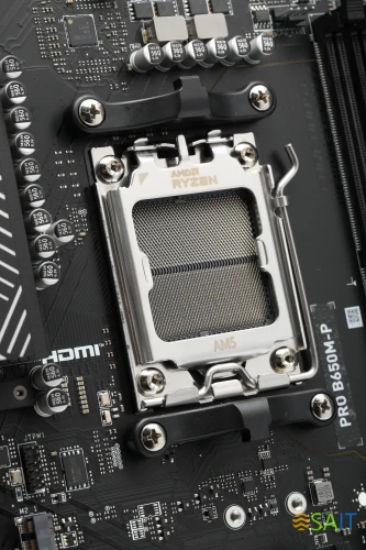 Материнская плата MSI PRO B650M-P SocketAM5 AMD B650 4xDDR5 mATX AC`97 8ch(7.1) 2.5Gg RAID+VGA+HDMI+DP