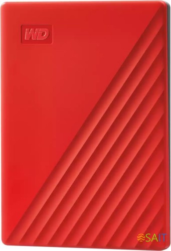 Жесткий диск WD USB3.2 Gen1 2TB WDBYVG0020BRD-WESN My Passport 2.5" красный