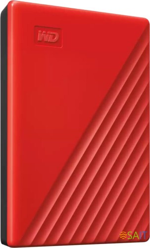 Жесткий диск WD USB3.2 Gen1 2TB WDBYVG0020BRD-WESN My Passport 2.5" красный