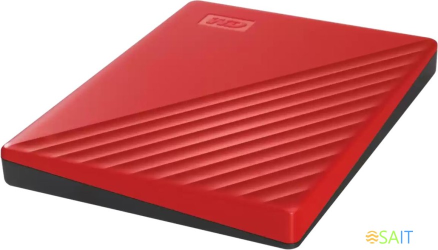 Жесткий диск WD USB3.2 Gen1 2TB WDBYVG0020BRD-WESN My Passport 2.5" красный