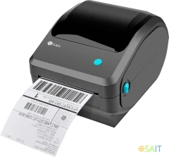 Термопринтер G&amp;G GG-D410 203dpi 152мм/с/USB для печ.накл. черный