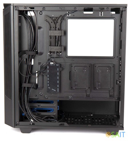 Корпус Hiper PB81 черный без БП ATX 4x120mm 2xUSB2.0 2xUSB3.0 audio bott PSU