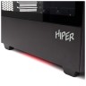 Корпус Hiper PB81 черный без БП ATX 4x120mm 2xUSB2.0 2xUSB3.0 audio bott PSU