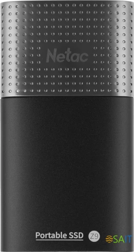 Накопитель SSD Netac USB-C 2000Gb NT01Z9-002T-32BK Z9 1.8" черный