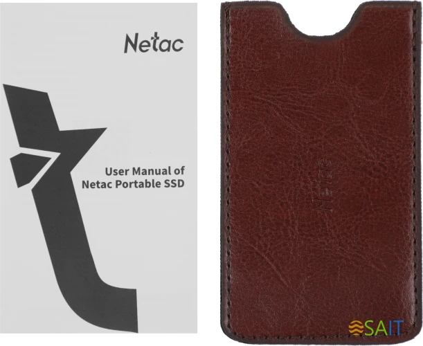 Накопитель SSD Netac USB-C 2000Gb NT01Z9-002T-32BK Z9 1.8" черный