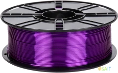 Пластик для принтера 3D Cactus CS-3D-PLA-1KG-S-PURP PLA SILK d1.75мм 1кг L326м 1цв.