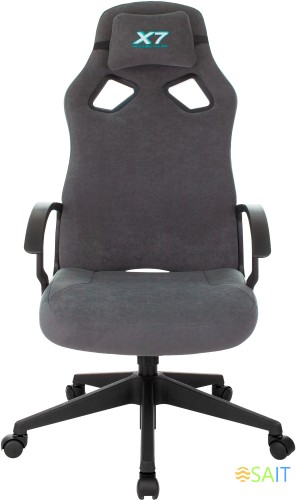 Кресло игровое A4Tech X7 GG-1300 серый крестов. пластик