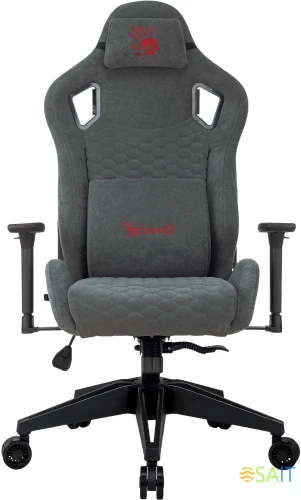 Кресло игровое A4Tech Bloody GC-770 серый соты с подголов. крестов.