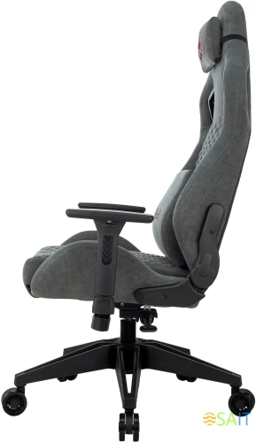 Кресло игровое A4Tech Bloody GC-770 серый соты с подголов. крестов.