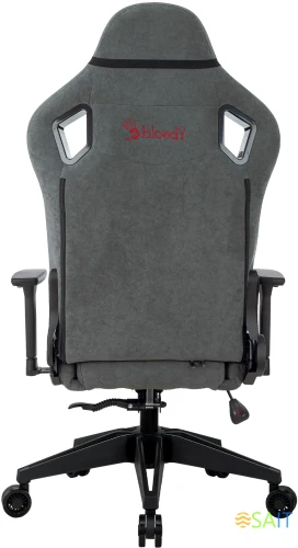 Кресло игровое A4Tech Bloody GC-770 серый соты с подголов. крестов.