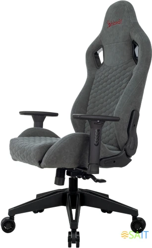 Кресло игровое A4Tech Bloody GC-770 серый соты с подголов. крестов.