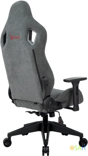 Кресло игровое A4Tech Bloody GC-770 серый соты с подголов. крестов.