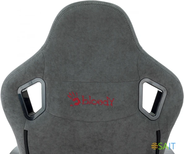 Кресло игровое A4Tech Bloody GC-770 серый соты с подголов. крестов.