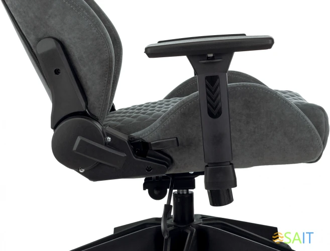 Кресло игровое A4Tech Bloody GC-770 серый соты с подголов. крестов.