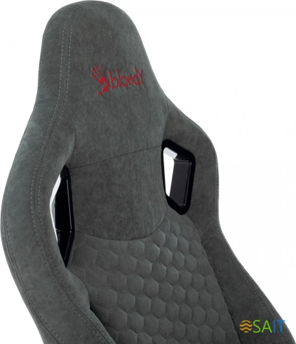 Кресло игровое A4Tech Bloody GC-770 серый соты с подголов. крестов.