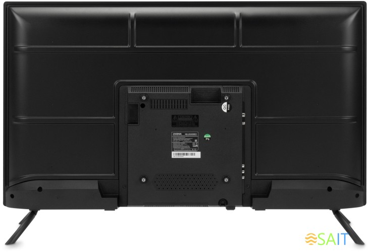 Телевизор LED Digma 40" DM-LED40SBB31 Яндекс.ТВ черный/черный FULL HD 60Hz DVB-T DVB-T2 DVB-C DVB-S DVB-S2 USB WiFi Smart TV