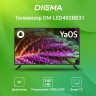 Телевизор LED Digma 40" DM-LED40SBB31 Яндекс.ТВ черный/черный FULL HD 60Hz DVB-T DVB-T2 DVB-C DVB-S DVB-S2 USB WiFi Smart TV