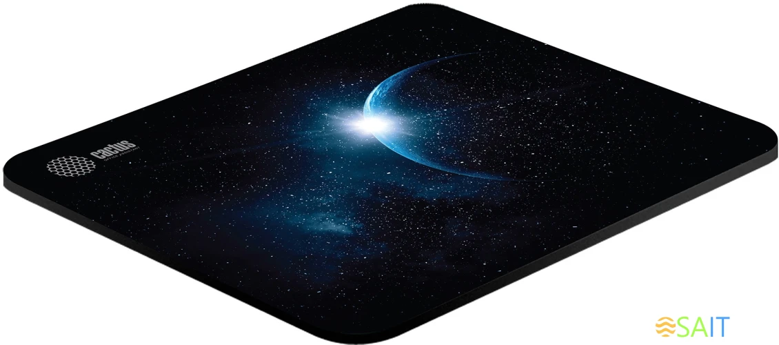 Коврик для мыши Cactus Space рисунок 220x180x2мм (CS-MPC-P04XS)