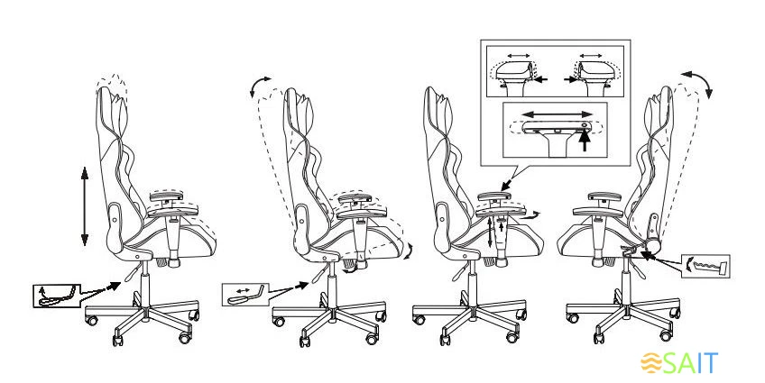 Кресло игровое Zombie VIKING 7 KNIGHT Fabric коричневый/бежевый ткань/эко.кожа с подголов. крестов. металл