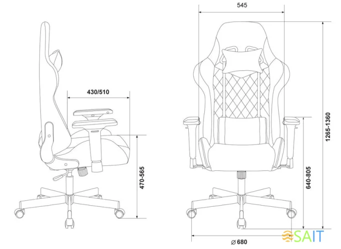 Кресло игровое Zombie VIKING 7 KNIGHT Fabric коричневый/бежевый ткань/эко.кожа с подголов. крестов. металл