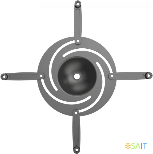 Кронштейн для проектора Cactus CS-VM-PR05M-BK черный макс.10кг потолочный поворот и наклон