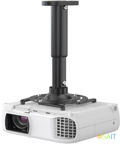 Кронштейн для проектора Cactus CS-VM-PR05M-BK черный макс.10кг потолочный поворот и наклон