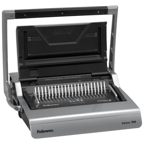 Переплетчик Fellowes GALAXY на пластиковую пружину, сшивает до 500 лст., перфорирует 28 лст. Fellowes FS-56220