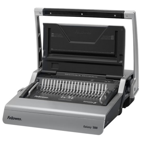 Переплетчик Fellowes GALAXY на пластиковую пружину, сшивает до 500 лст., перфорирует 28 лст. Fellowes FS-56220