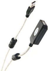Кабель-адаптер VCOM USB 2.0 Type-AM - USB 2.0 Type-AF 20м