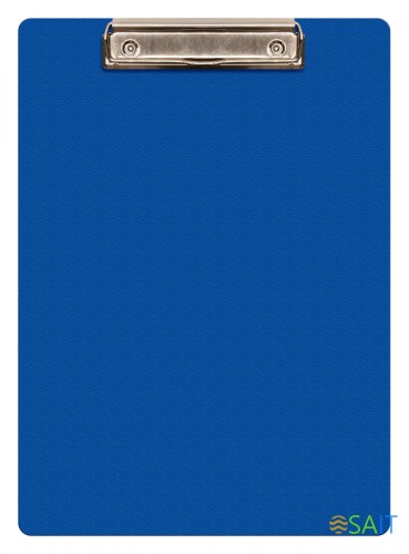 Папка-планшет Бюрократ -PD6004/BLUE A4 пластик 1.2мм синий