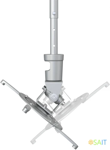 Кронштейн для проектора Cactus CS-VM-PR01L-AL серебристый макс.10кг потолочный поворот и наклон