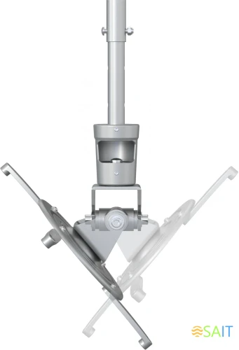 Кронштейн для проектора Cactus CS-VM-PR01L-AL серебристый макс.10кг потолочный поворот и наклон