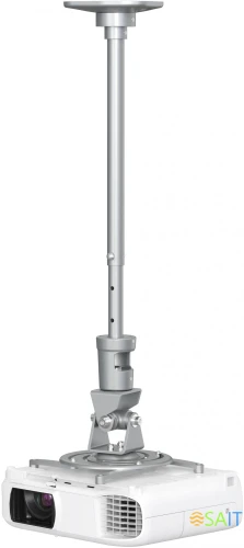 Кронштейн для проектора Cactus CS-VM-PR01L-AL серебристый макс.10кг потолочный поворот и наклон