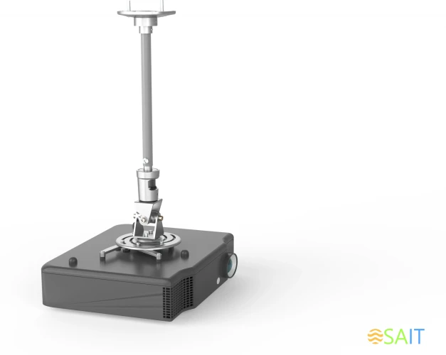 Кронштейн для проектора Cactus CS-VM-PR01L-AL серебристый макс.10кг потолочный поворот и наклон