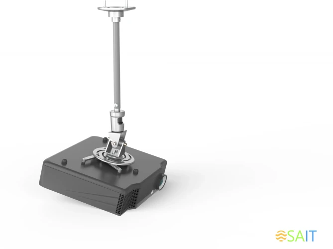 Кронштейн для проектора Cactus CS-VM-PR01L-AL серебристый макс.10кг потолочный поворот и наклон