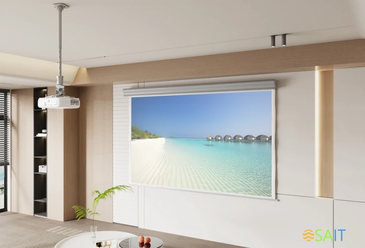 Кронштейн для проектора Cactus CS-VM-PR01L-AL серебристый макс.10кг потолочный поворот и наклон