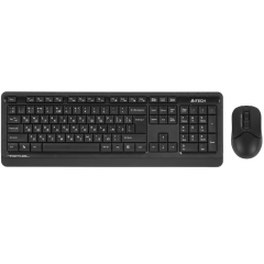 Клавиатура + мышь A4Tech Fstyler FG1012 клав:черный/серый мышь:черный USB беспроводная Multimedia (F A4Tech FG1012 BLACK