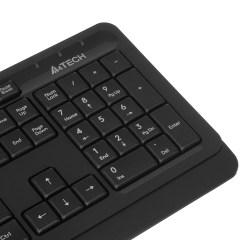 Клавиатура + мышь A4Tech Fstyler FG1012 клав:черный/серый мышь:черный USB беспроводная Multimedia (F A4Tech FG1012 BLACK