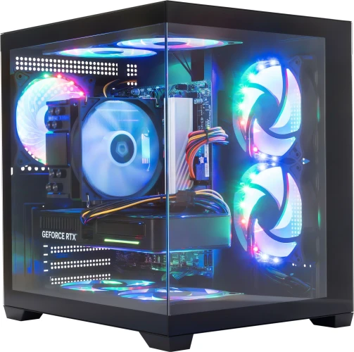 ПК IRU Tactio 310H6AE MT i5 13400F (2.5) 32Gb SSD1Tb RTX5060 8Gb FreeDOS GbitEth 600W черный (2121936)