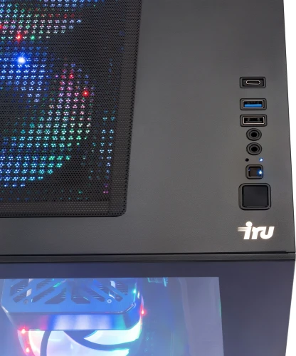 ПК IRU Tactio 310H6AE MT i5 13400F (2.5) 32Gb SSD1Tb RTX5060 8Gb FreeDOS GbitEth 600W черный (2121936)