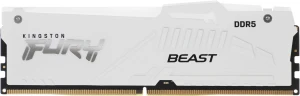 Память DDR5 2x16GB 6000MHz Kingston KF560C36BWE2AK2-32 Fury Beast White Expo RGB RTL PC5-48000 CL36 DIMM 288-pin 1.35В kit single rank с радиатором Ret