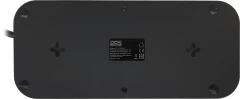 Сетевой фильтр Powercom SP-08 USB03AB 3,0М 3м (8 розеток) черный (коробка)