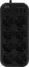 Сетевой фильтр Powercom SP-08 USB03AB 3,0М 3м (8 розеток) черный (коробка)